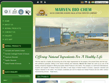 Tablet Screenshot of marvenbiochem.com